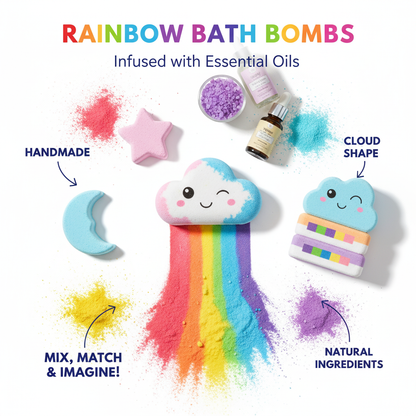 Rainbow Bath Bomb