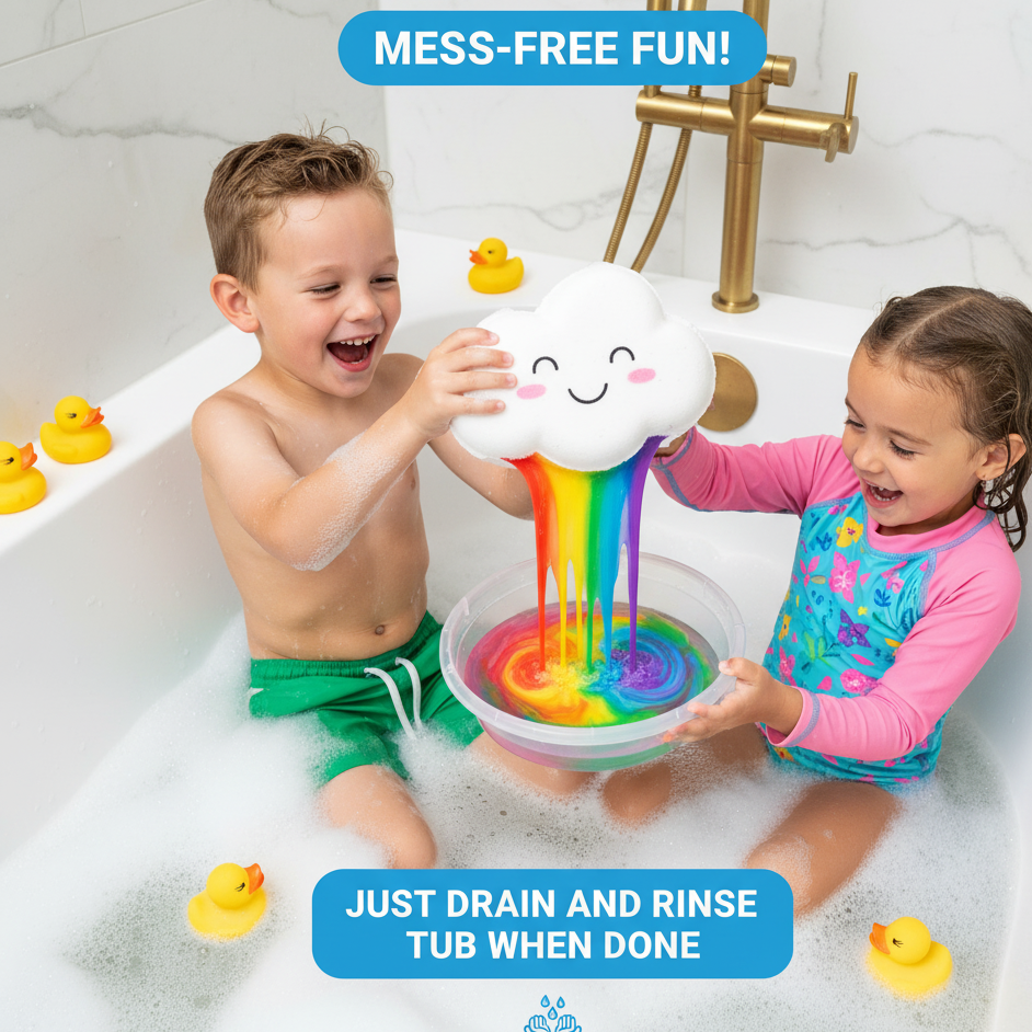 Rainbow Bath Bomb